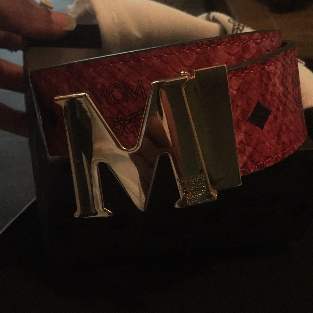 McM designer belt
